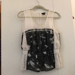 Theory silk blouse/tank